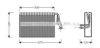 MERCE 2208301158 Evaporator, air conditioning